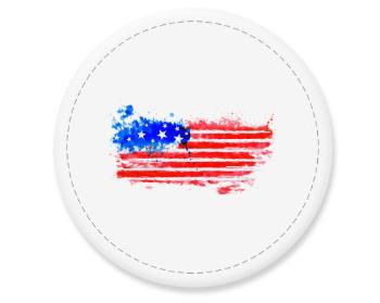 Placka magnet USA water flag