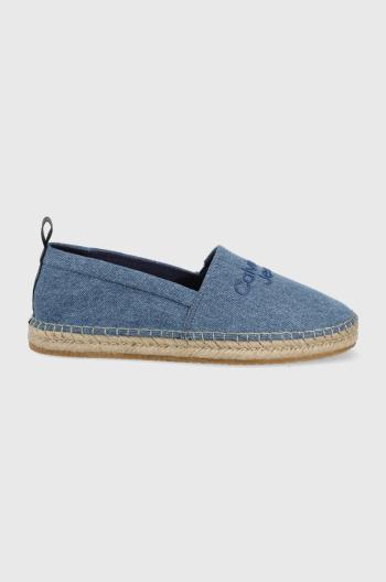 Espadrilky Calvin Klein Jeans fialová barva