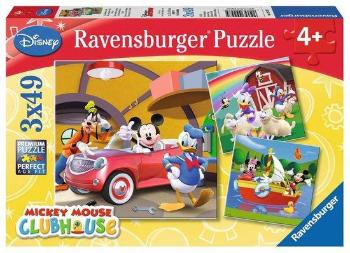 RAVENSBURGER Puzzle Mickeyho klubík 3x49 dílků