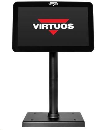 Virtuos 10, 1" LCD barevný zákaznický monitor SD1010R, USB, černý