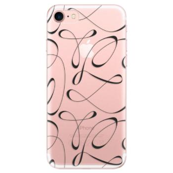 Odolné silikonové pouzdro iSaprio - Fancy - black - iPhone 7