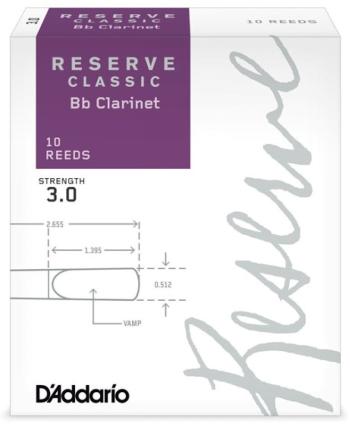 D'Addario Reserve Classic Bb Clarinet 10 - 3.5