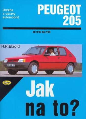 Peugeot 205 od 9/83 do 2/99 - Etzold Hans-Rüdiger