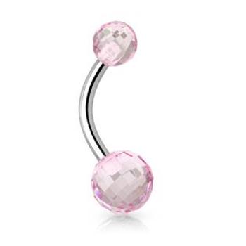 Šperky4U Piercing do pupíku - banánek - BA01068-P