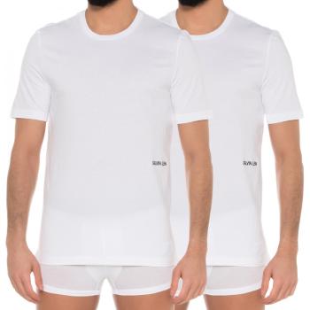 Sada 2 ks – Bílé tričko Crew Neck – S