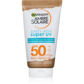 Garnier Ambre Solaire Super UV ochranný krém na obličej proti vráskám SPF 50 50 ml