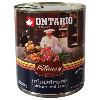 Konzerva Ontario Culinary Minestrone Chicken and Lamb 800g