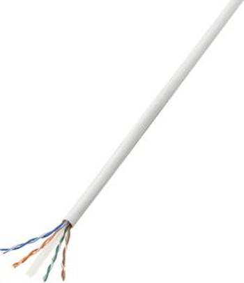 Ethernetový síťový kabel CAT 6 TRU COMPONENTS CAT 6/CCA, U/UTP, 4 x 2 x 0.27 mm², bílá, 25 m