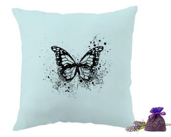 Levandulový polštář Motýl grunge