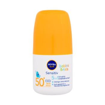 Nivea Sun Babies & Kids Sensitive Protect SPF50+ 50 ml opalovací přípravek na tělo pro děti na citlivou a podrážděnou pleť