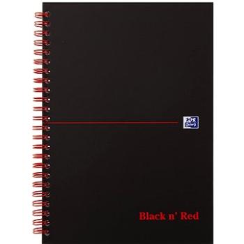 OXFORD Black n´ Red Notebook A5, 70 listů, linkovaný (400047651)