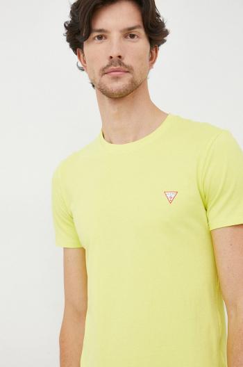 Tričko Guess žlutá barva