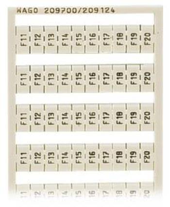 Karty pro označení, WAGO 209-700/209-124, 5 ks