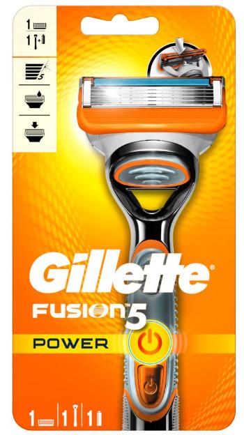 Gillette Fusion5 Power holicí strojek s 1 baterií