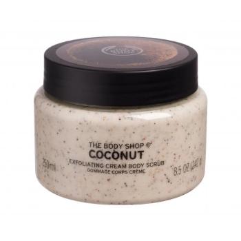 The Body Shop Coconut Exfoliating Cream Body Scrub 250 ml tělový peeling pro ženy