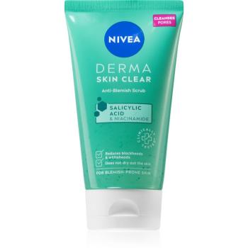 NIVEA Derma Skin Clear čisticí pleťový peeling 150 ml