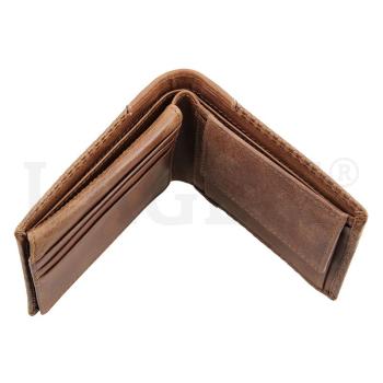 Lagen Pánská peněženka kožená 5435 Světle hnědá