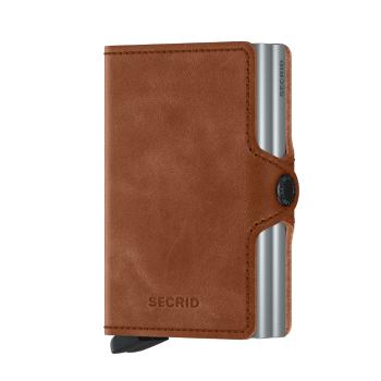 Secrid Twinwallet Vintage Cognac-Silver