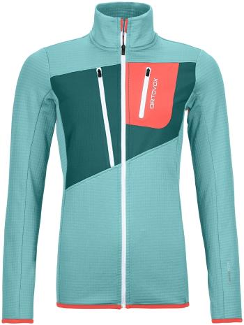 Ortovox Fleece grid jacket w - ice waterfall M