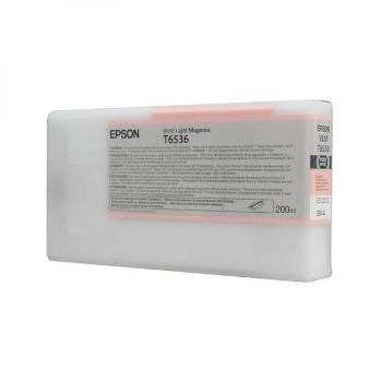 EPSON T6536 (C13T653600) - originální cartridge, světle purpurová, 200ml