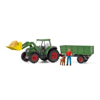 schleich ® Traktor s přívěsem