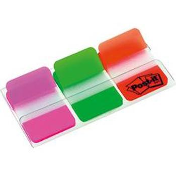 Proužky post-it Index strong 686-PGO 38 x 25,4 mm 22, roztříděné, 3 ks/balení Post-it 686-PGO, (š x v) 25.4 mm x 38 mm, 1 ks