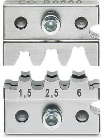 Upínací lis Phoenix Contact CF 500/DIE SC 6, ploché zásuvky , plochý konektor, 0.5 do 6 mm², Vhodné pro značku Phoenix Contact, 467893, 469887 1212242