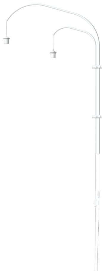 Stojan pro lampu na zeď Willow wall hanger double white H 123 cm - UMAGE