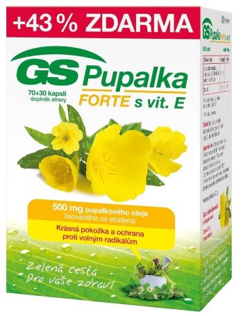 GS Pupalka Forte s vitaminem E 100 kapslí