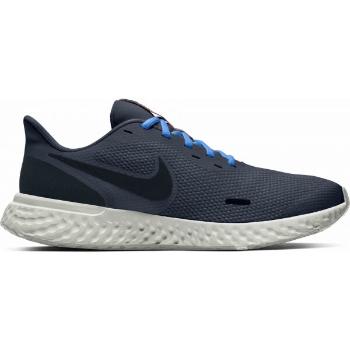 Nike REVOLUTION 5 Pánská běžecká obuv, tmavě modrá, velikost 46