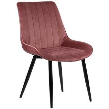 Židle HTS-D7A růžová zlatá (Stema_5903917404600)
