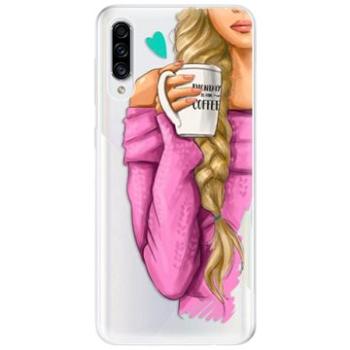 iSaprio My Coffe and Blond Girl pro Samsung Galaxy A30s (coffblon-TPU2_A30S)