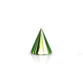 Šperky4U Náhradní zelená ocelové špička 1,2 mm - kónus 3x3 mm - ND023G-1233