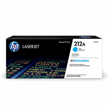 HP originální toner W2121A, cyan, 4500str., HP 212A, HP Color LaserJet Enterprise M554dn, M555dn, M555x, O