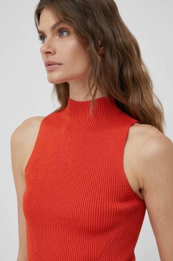 Vesta Calvin Klein oranžová barva, s pologolfem
