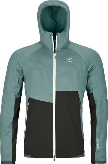 Ortovox Fleece Rib Mens Arctic Grey M Outdoorová mikina