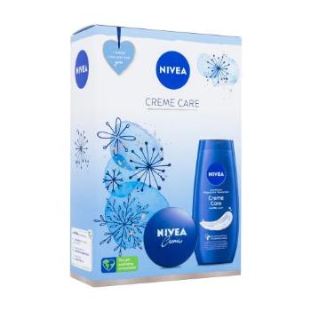 Nivea Creme Care dárková kazeta sprchový gel Creme Care 250 ml + univerzální krém Creme 75 ml pro ženy