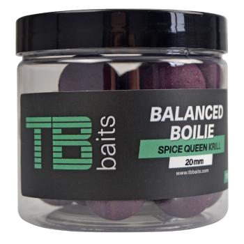 Tb baits vyvážené boilie balanced + atraktor spice queen krill 100 g - 24 mm