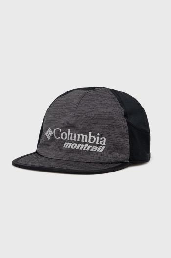 Čepice Columbia Montrail Running černá barva, s potiskem