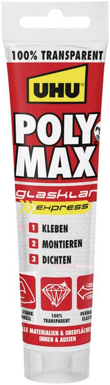 UHU POLY MAX EXPRESS GLASKLAR lepící a tmelící hmota Barva transparentní 47845 115 g