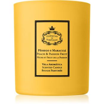 Essencias de Portugal + Saudade Natura Peach & Passion Fruit vonná svíčka 180 g