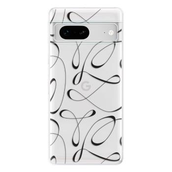 Odolné silikonové pouzdro iSaprio - Fancy - black - Google Pixel 7 5G