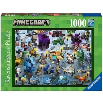 Ravensburger puzzle 171880 Challenge Puzzle: Minecraft 1000 dílků  (4005556171880)