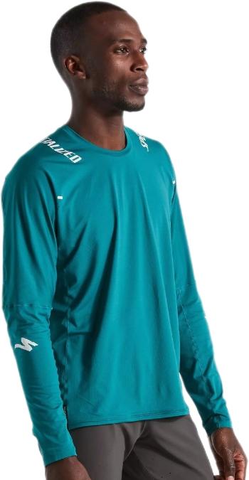 Specialized Men's Trail Air Jersey LS - tropical teal L