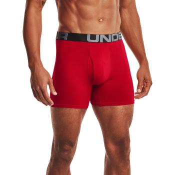 UA Charged Cotton 6in 3 Pack-RED S