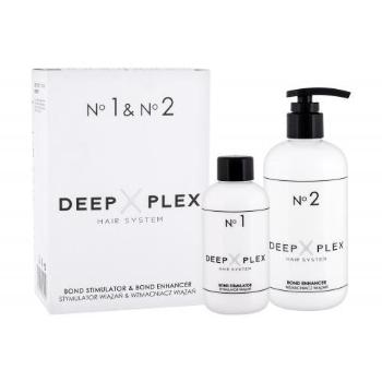 Stapiz Deep_Plex No. 1 & No. 2 dárková kazeta stimulátor Deep Plex Bond Stimulator No. 1 150 ml + posilovač vlasů Deep Plex Bond Enhancer No. 2 290 ml