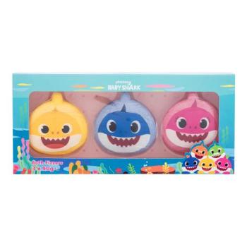 Pinkfong Baby Shark Bath Fizzers Kit dárková kazeta šumivá bomba do koupele 3 x 90 g pro děti