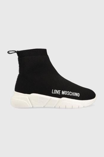 Sneakers boty Love Moschino černá barva