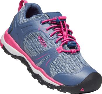 Keen TERRADORA II LOW WP Jr blue fog/pink peacock Velikost: 39 dětské boty