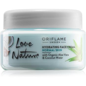 Oriflame Love Nature Aloe Vera & Coconut Water hydratační pleťový krém pro normální pleť 50 ml